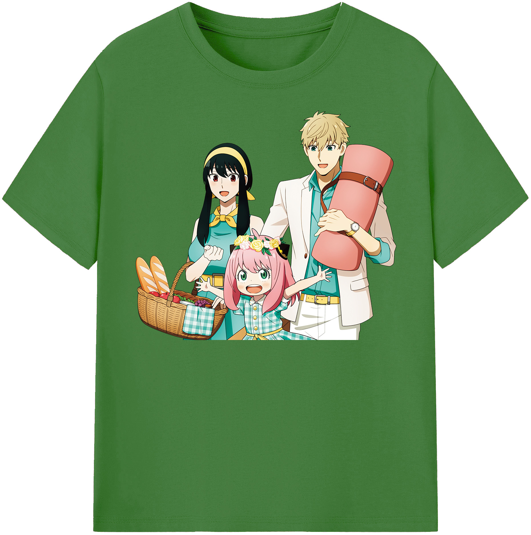 （画像用） SPY×FAMILY间谍家家酒 レディースカジュアルプリントTシャツ（綿100％）